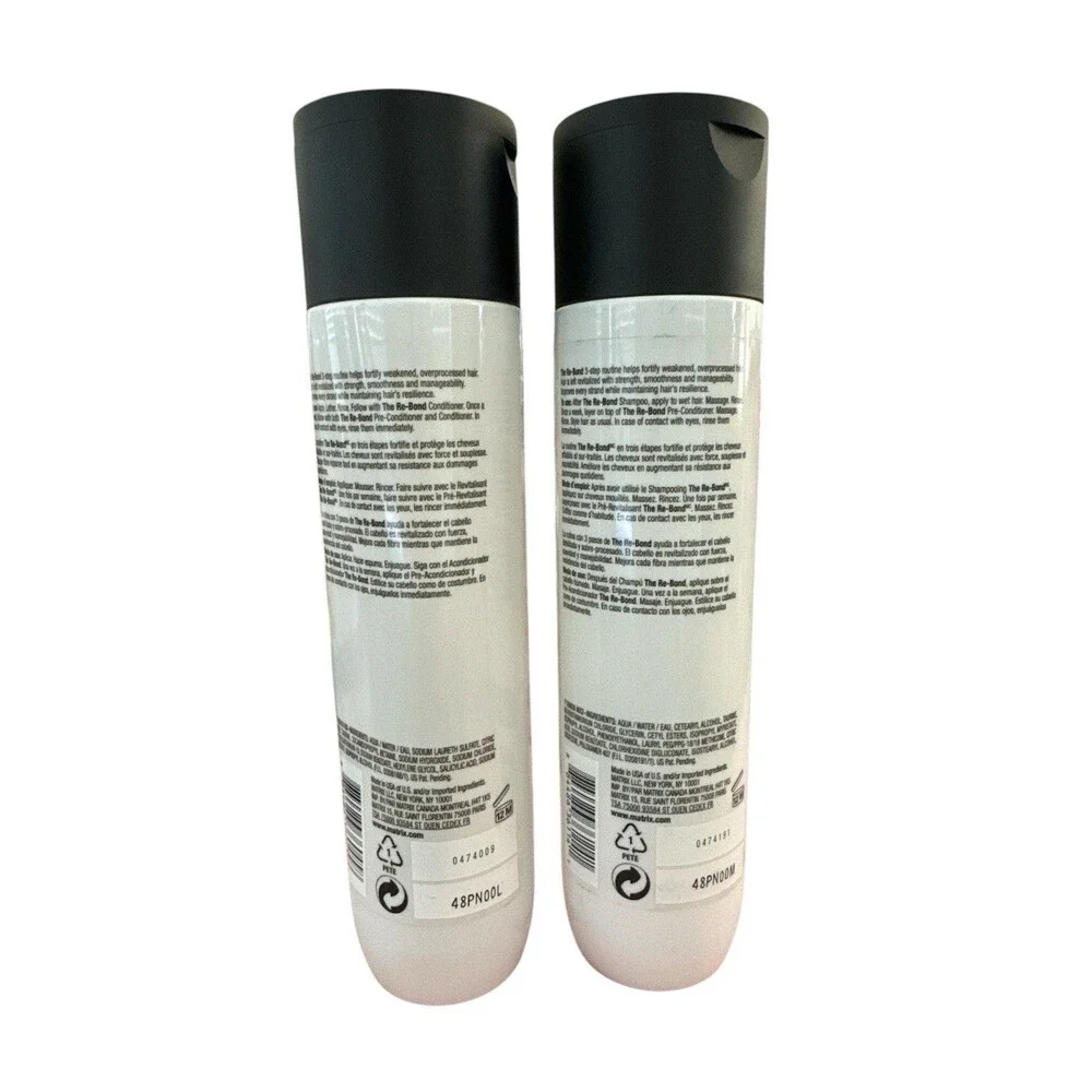 Matrix Total Results The Re-Bond 1 Shampoo & 3 Conditioner 10.1 Fl Oz New